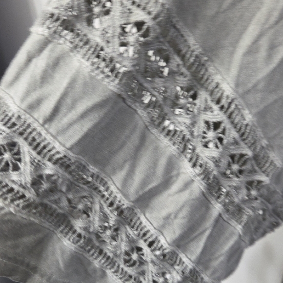 POL Charcoal Cardigan with Embroidered Detail - Picture 3 of 5